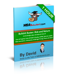 1 Hour! Bullshit Buster: Risk and Return – $26