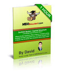 1 Hour! Bullshit Buster: Capital Structure – $26